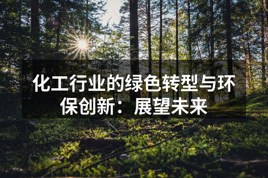 化工行业的绿色转型与环保创新：展望未来